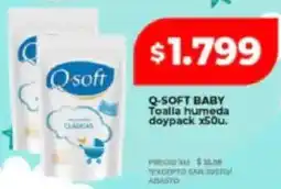 Supermayorista Vital Q-soft baby toalla humeda doypack oferta