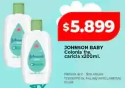 Supermayorista Vital Johnson baby colonia fre. caricia oferta
