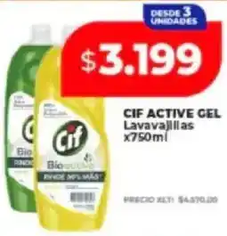 Supermayorista Vital Cif active cel lavavajillas oferta