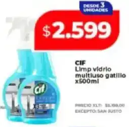 Supermayorista Vital Cif limp vidrio multiuso gatillo oferta