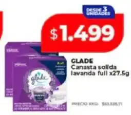Supermayorista Vital Glade canasta solida lavanda full oferta