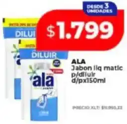 Supermayorista Vital Ala jabon liq matic p/diluir ala /p oferta