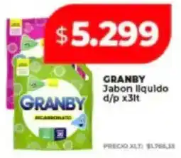 Supermayorista Vital Granby jabon liquido d/p oferta