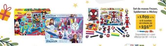 Cooperativa Obrera Set de masas Frozen, Spiderman o Mickey oferta