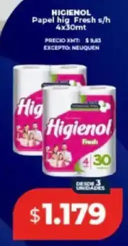 Supermayorista Vital Higienol papel hig fresh s/h oferta