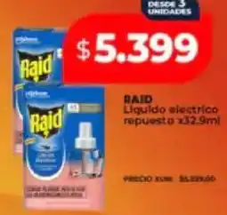 Supermayorista Vital RAID Liquido electrico repuesto oferta
