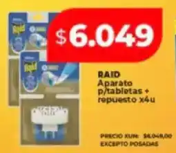 Supermayorista Vital Raid aparato p/tabletas + repuesto oferta
