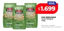 Supermayorista Vital Dos hermanos arroz integral oferta