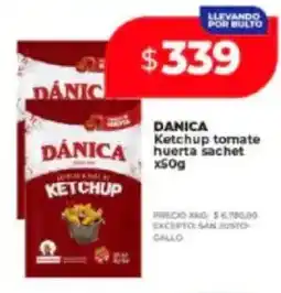 Supermayorista Vital Danica ketchup tomate huerta sachet oferta