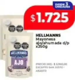 Supermayorista Vital Hellmann's mayonesa alo/ahumada d/p oferta