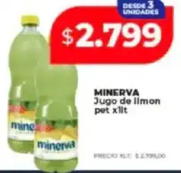 Supermayorista Vital Minerva jugo de limon pet oferta