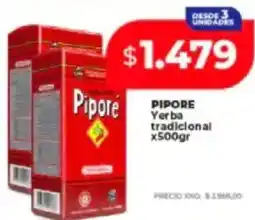 Supermayorista Vital Pipore yerba tradicional oferta