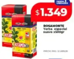 Supermayorista Vital Rosamonte yerba especial suave oferta