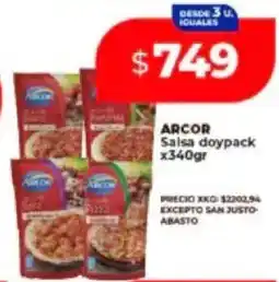 Supermayorista Vital Arcor salsa doypack oferta