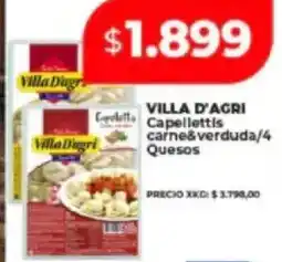 Supermayorista Vital Caleta capellettis carne&verduda/4 quesos oferta