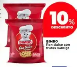Supermayorista Vital Bimbo pan dulce con frutas oferta
