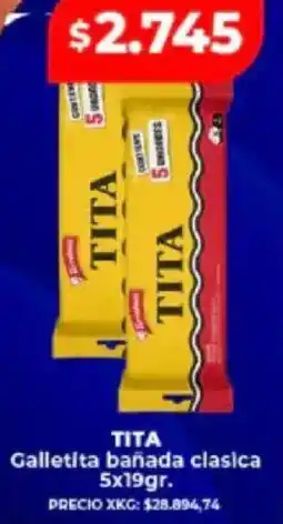 Supermayorista Vital Tita galletita bañada clasica oferta