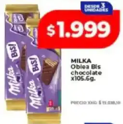 Supermayorista Vital Milka oblea bis chocolate oferta