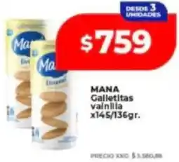 Supermayorista Vital Mana galletitas vainilla oferta