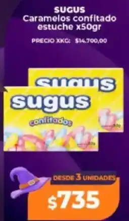 Supermayorista Vital Sugus caramelos confitado estuche oferta