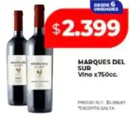 Supermayorista Vital Marques del sur vino oferta
