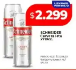 Supermayorista Vital Schneider cerveza lata oferta