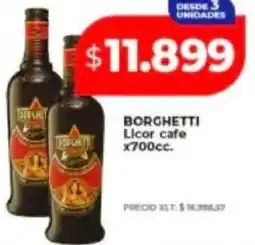 Supermayorista Vital Borghetti licor cafe oferta