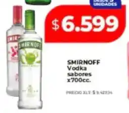 Supermayorista Vital Smirnoff vodka sabores oferta