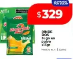 Supermayorista Vital Rinde dos jugo en polvo oferta