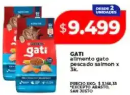 Supermayorista Vital Gati allmento gato pescado salmon oferta