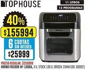 Coto Tophouse horno freidor oferta