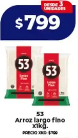 Supermayorista Vital 53 arroz largo fino oferta
