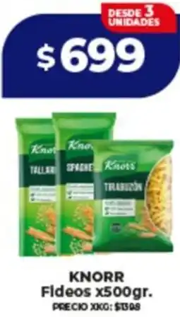 Supermayorista Vital Knorr fideos oferta