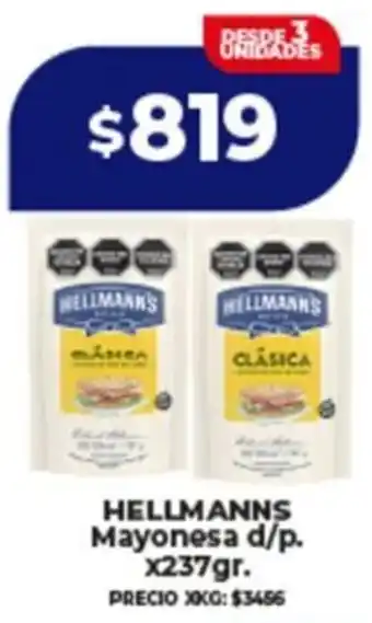 Hellmann's mayonesa d/p.