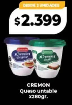 Supermayorista Vital Cremon queso untable oferta