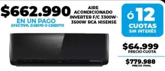 Hisense aire acondicionado inverter