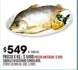 Coto Sabalo eviscerado congelado oferta
