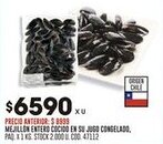 Coto Mejillon entero cocido en su jugo congelado oferta