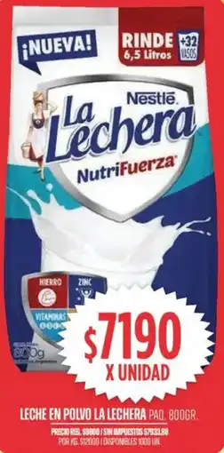 Supermercados Vea La lechera leche en polvo paq. oferta