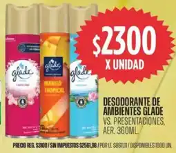 Supermercados Vea Glade desodorante de ambientes oferta