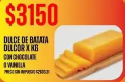 Supermercados Vea Dulce de batata dulcor oferta