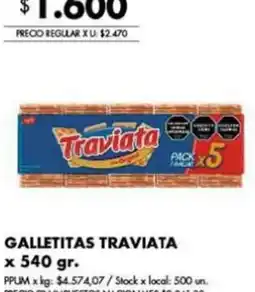 Disco Traviata galletitas oferta