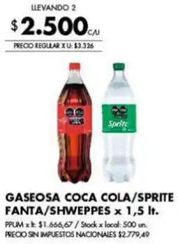 Disco Coca cola/sprite fagaseosa oferta