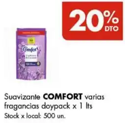 Disco Comfort suavizante varias fragancias doypack oferta