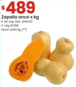 Punto Mayorista Zapallo anco oferta
