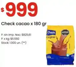 Punto Mayorista Check cacao oferta