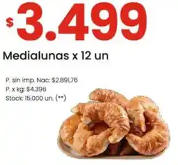 Punto Mayorista Medialunas oferta