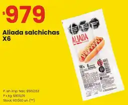 Punto Mayorista Aliada salchichas oferta