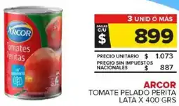 Carrefour Maxi Arcor tomate pelado perita lata oferta
