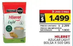 Carrefour Maxi Hileret azucar light bolsa oferta